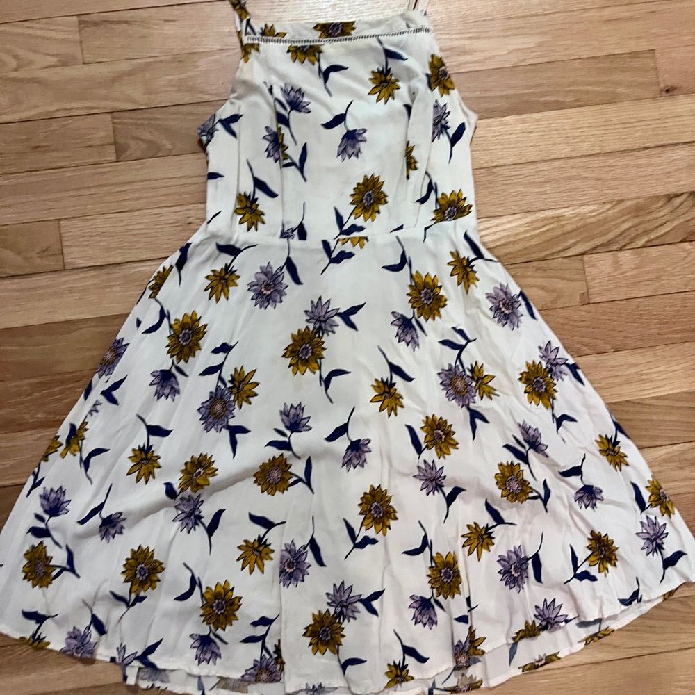Old Navy Floral Dress - White and Yellow